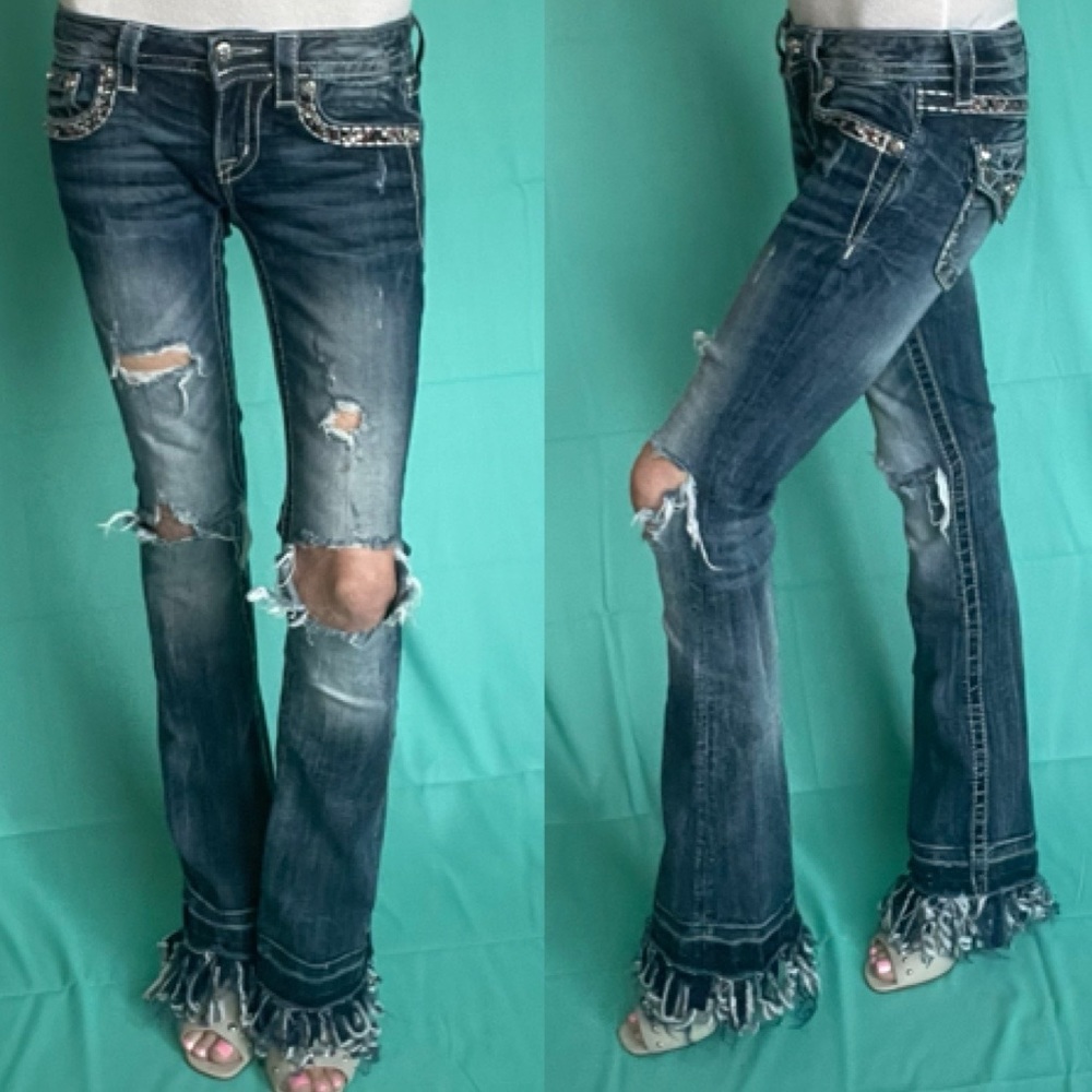Miss me signature boot, cut size 25 jeans - Picture 9 of 17